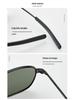 New Stylish European & American AO Men's Metal Square Frame Sunglasses