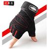Weightlifting half-finger gloves, men's sports and fitness gear, outdoor cycling, non-slip wrist guards, breathable gloves, wristbands, dumbbells