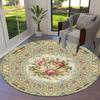 Rose Gorgeous Round Area Rug,Carpet Rug for Living Room Bedroom Sofa Playroom Decor,Non-slip Floor Mat64