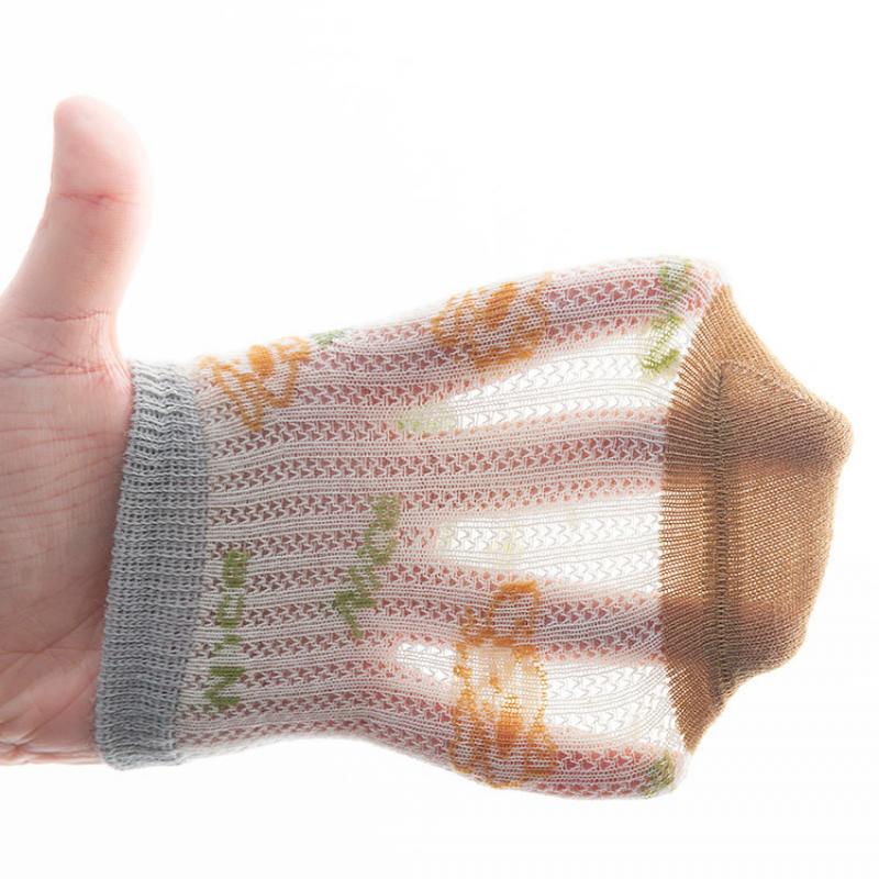 5 Pairs of Soft Cotton Children's Socks for Ages 1-12, Fashionable and Breathable for Summer