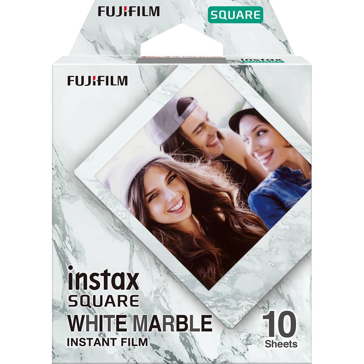 

FUJIFILM Square Format Film instax SQUARE White Marble INS SQ WHITEMARBLE WW1