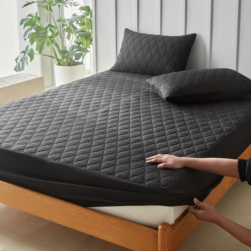 Waterproof Cotton Thick Mattress Cover Protector Breathable Adjustable Bed Cover Thicken Mattress Cover Protector Non-Slip Bed