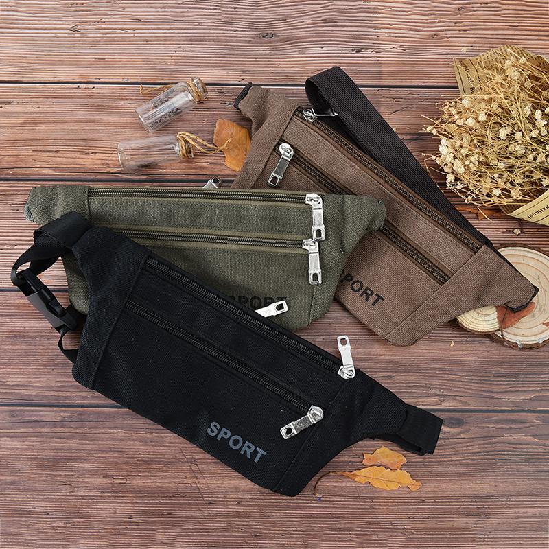 1 stk X lerret og løpepakke med stor kapasitet Camping Sport Vandring Zip Bag