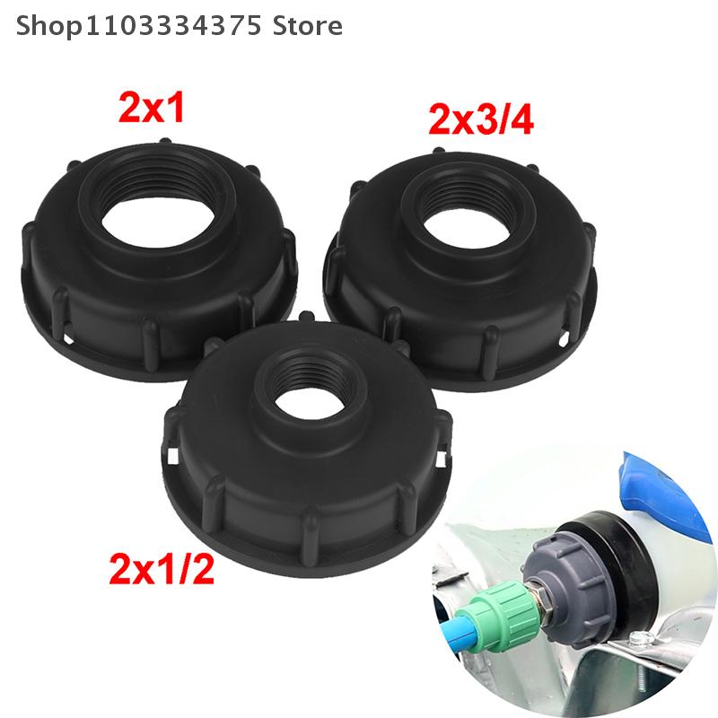 High-Quality IBC Tank Fittings S60X6 Coarse Threaded Cap with Adaptor Connector for 1/2 3/4 1 Sizes