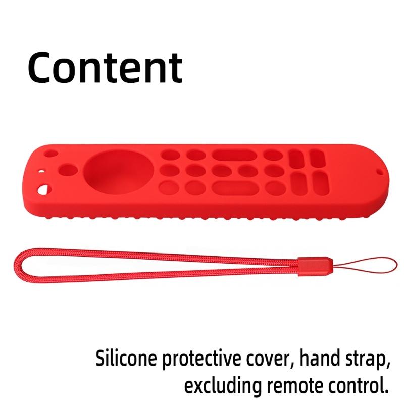 Silicone-Case Compatible for Alexa Voice Remote Controller Shockproof-360° Protective Soft Cover Skin Non-slip Dustproof
