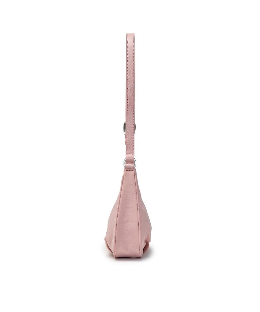 Mlb Basic Vintage Nylon Hobo Bag Bos (L.Pink)
