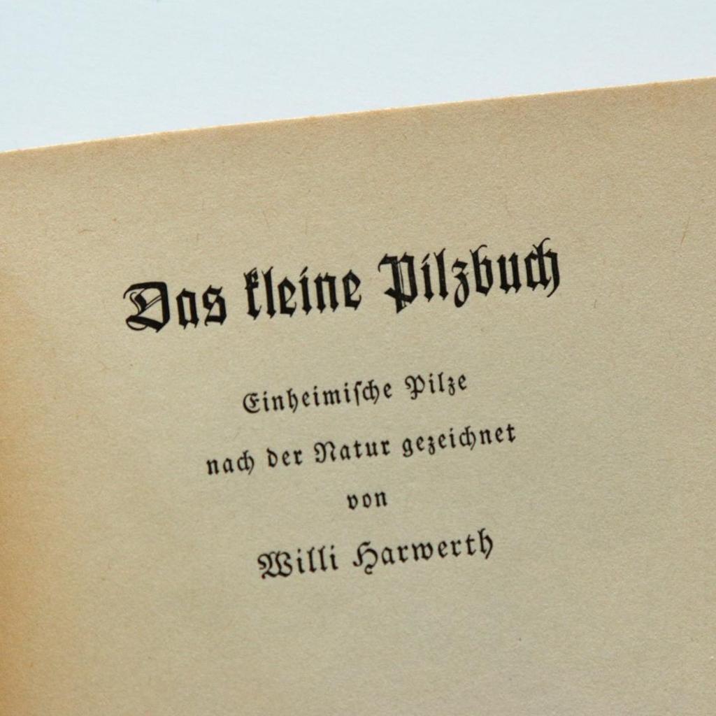 [USED] Germany Insel Library 503 Mushroom Book