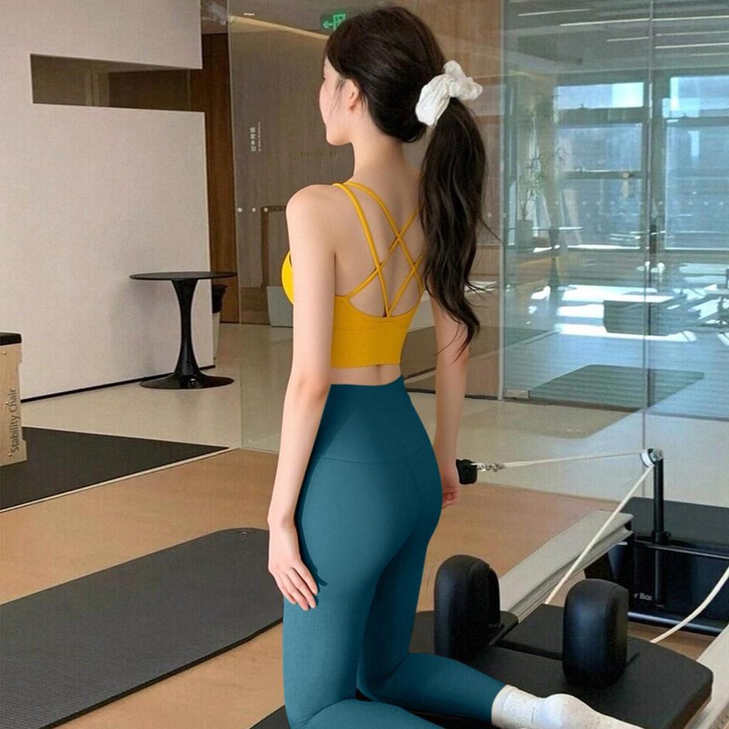 Women's High-End Yoga Tank with Chest Pads - Stylish & Comfortable for Pilates & Fitness 2026