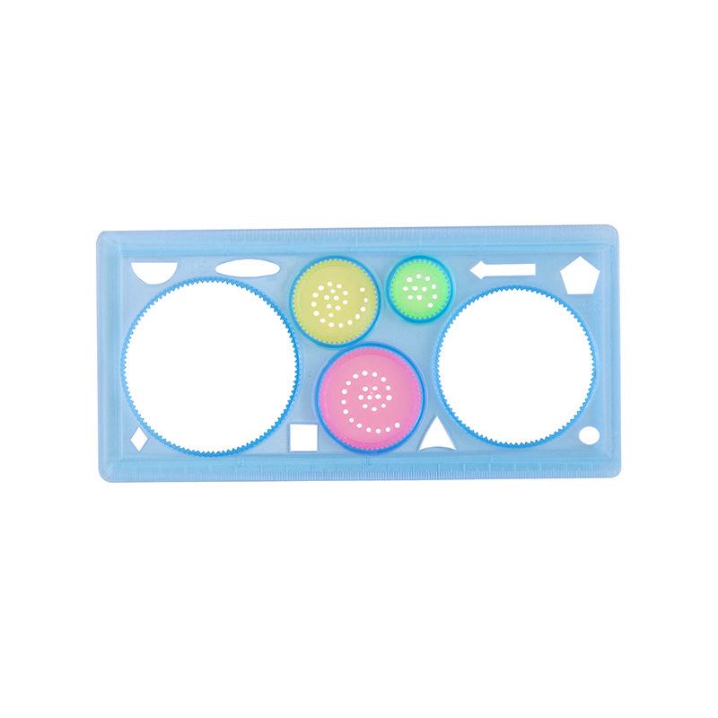 Creative Spirograph Magic Ruler: Universal Student Drawing and Painting Template