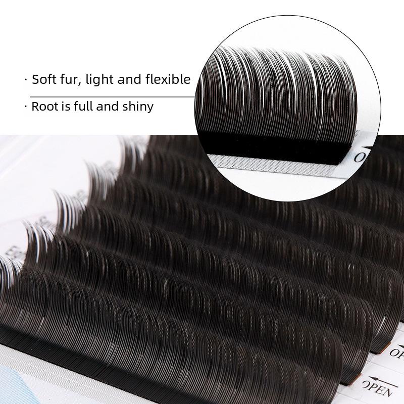 Fox L-Shaped Wide-Angle Soft Eyelashes: Chinese Beauty, Single Air Flat Hair, LC/LD