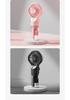 F3 USB Rechargeable Handheld Spray Humidifier Mini Fan for Dorms & Desktops