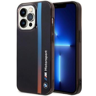 Etui Do iPhone 14 Pro BMW IML Tricolor Stripe Czarny