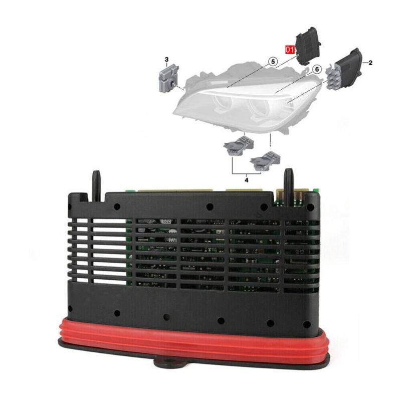 Automotive Headlight Ballast Control Unit 63117355074 63117316181 Automatic Beam Adjustment Technology