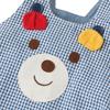 HOT Rompers for boys and baby navy blue x S [MIKIHOUSE BISCUITS] girls, clothes, white, (70-80cm) 70-1527-495