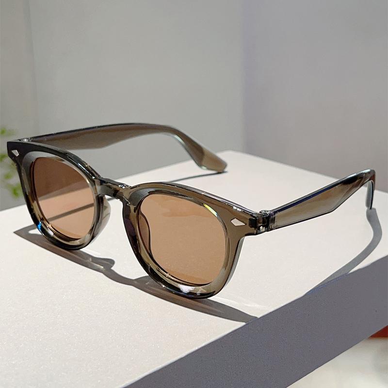 Round Sunglasses Fashion Vintage Korean Style Candy Color Casual Shades Women Chic Brand Design Outdoor Decor Sun Glasses