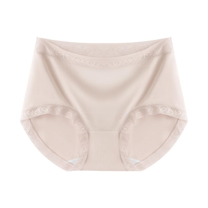 Lady Spring 10A Antibacterial Ultra High Elastic Breathable Moisture Absorption No Trace Comfortable Waist Triangle Briefs