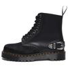 Dr. Martens The Great Frog X 1460 Leather Lace Up Boot Embossed Chain - Black Unisex Sneakers 32194001