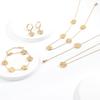 ALTERA Stainless Steel Hot Selling Gold Plated Clover Charm Bracelet Luxury Five Leaf Flower Bracelets Jewelry For Women Gift