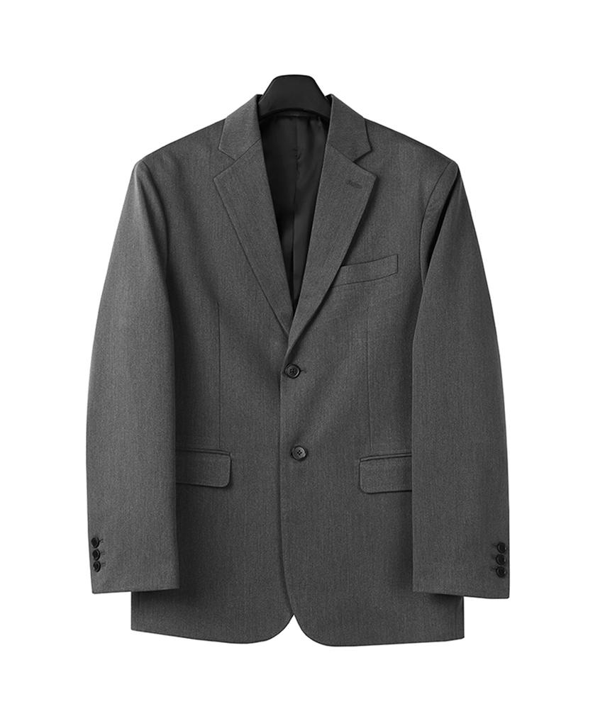 Avandress [Set] Modern Single Blazer & Onetuck Wide Slacks - 4Col