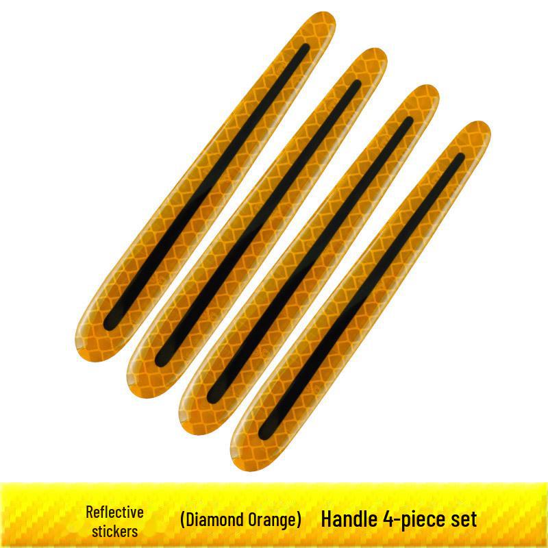 Backspegel Nattsäkerhet Reflekterande Repskyddande Personlig Bildekal