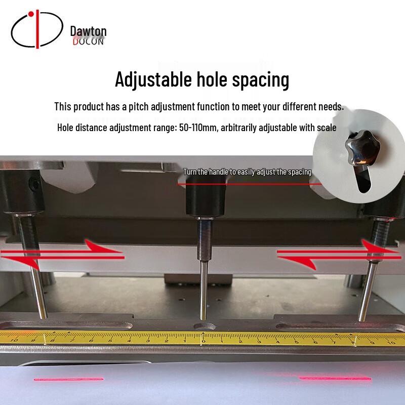 DOCON DC-1050DT Electric 3-Hole Archive Binding Machine CN Plug (adapter Included)