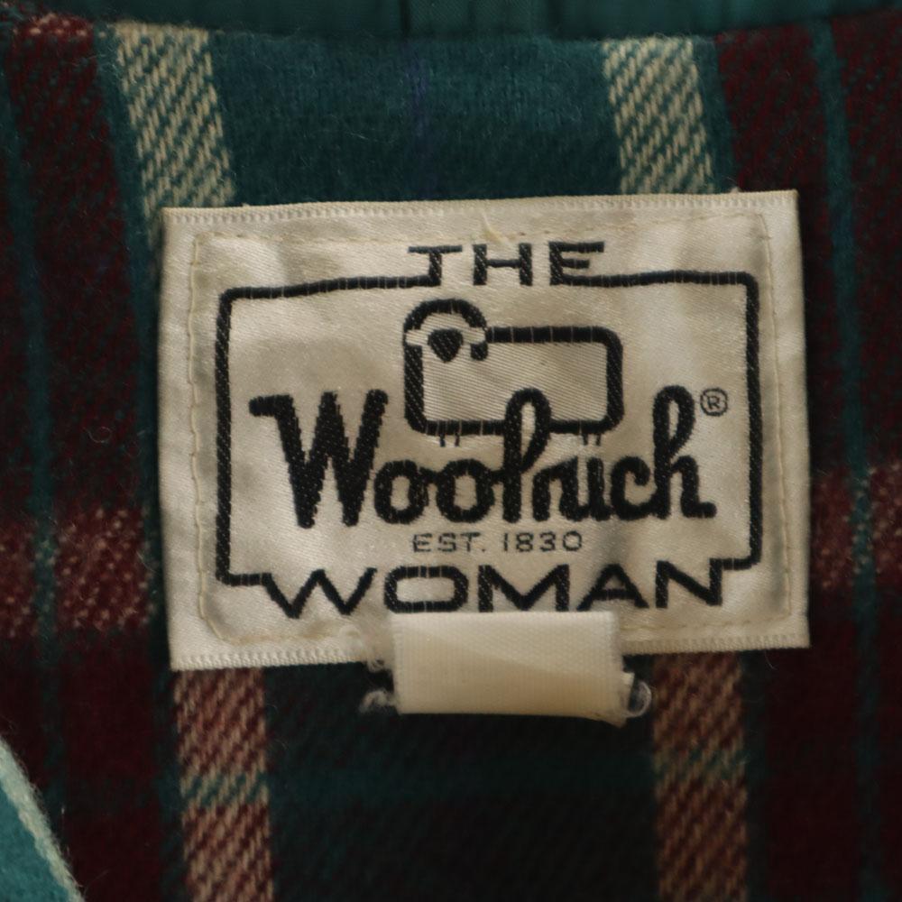 Woolrich 70s Vintage White Tag Mountain Jacket Green Food Deficiency Women Used