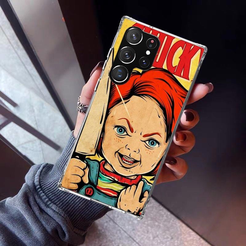 Chucky Child's Play Phone Case For Samsung Galaxy S23 S24 S25 Edge S26 Ultra S22 + S21 Plus S20 FE Cover Silicone Print Shell Ga