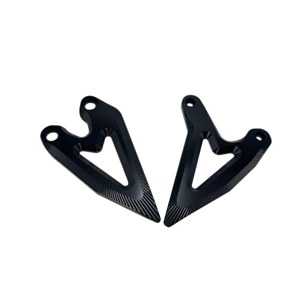 

motokano Footpeg Heel Plate Guards for Ninja 400 and Z400 (All Models) (Black) чёрный