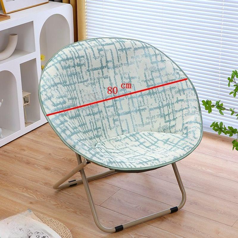 Summer Cooling Anti-Slip Round Chair Seat Protectors Ice Silk Moon Tavern Chair Covers for Office Home Restaurant Leisure Chairs