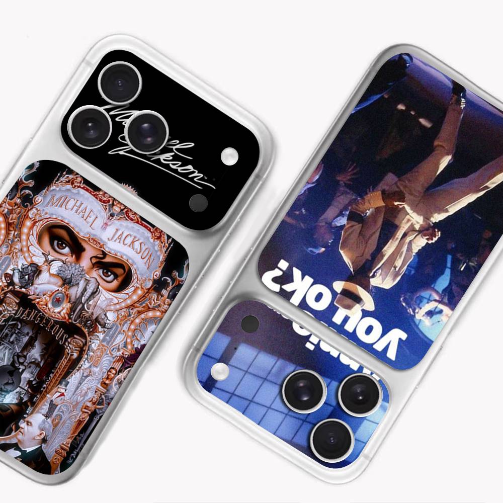 Pop Singer Michael Jackson Back Cover Decal Protective For Iphone 17 Pro Max Skin Sticker Back Protective Decorative Sticker