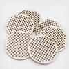 5pcs wood cross stitch, unfinished wooden oval/heart wood sweing kit for cross stitching DIY Engraving Painting Wedding Decor