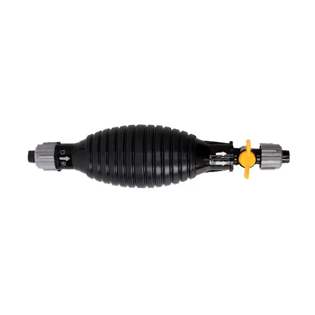 18mm Manual Fuel Pump High Flow Car Motorcycle Hand Siphon Water Fish Tank Oil Gasoline Petrol Diesel Liquid Transfer Tool