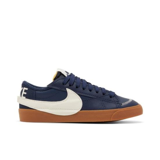 Nike Blazer Low 77 Jumbo Midnight Navy Gum Men's DR9865-400