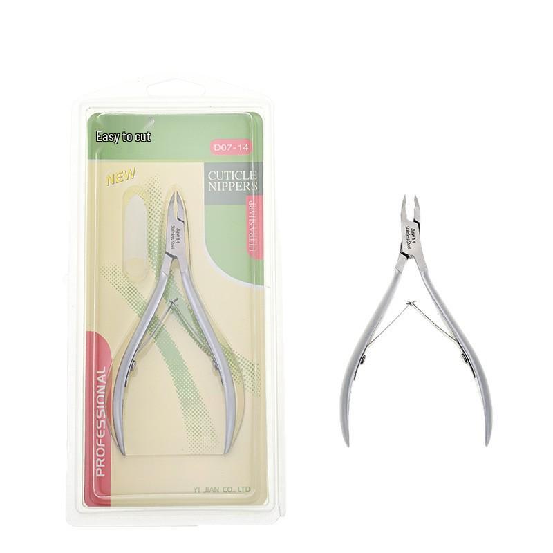Easy Cut D07-14 Dead Skin Pliers: Stainless Steel Nail Scissors and Beginner-Friendly Sharp Nail Art Tools Set