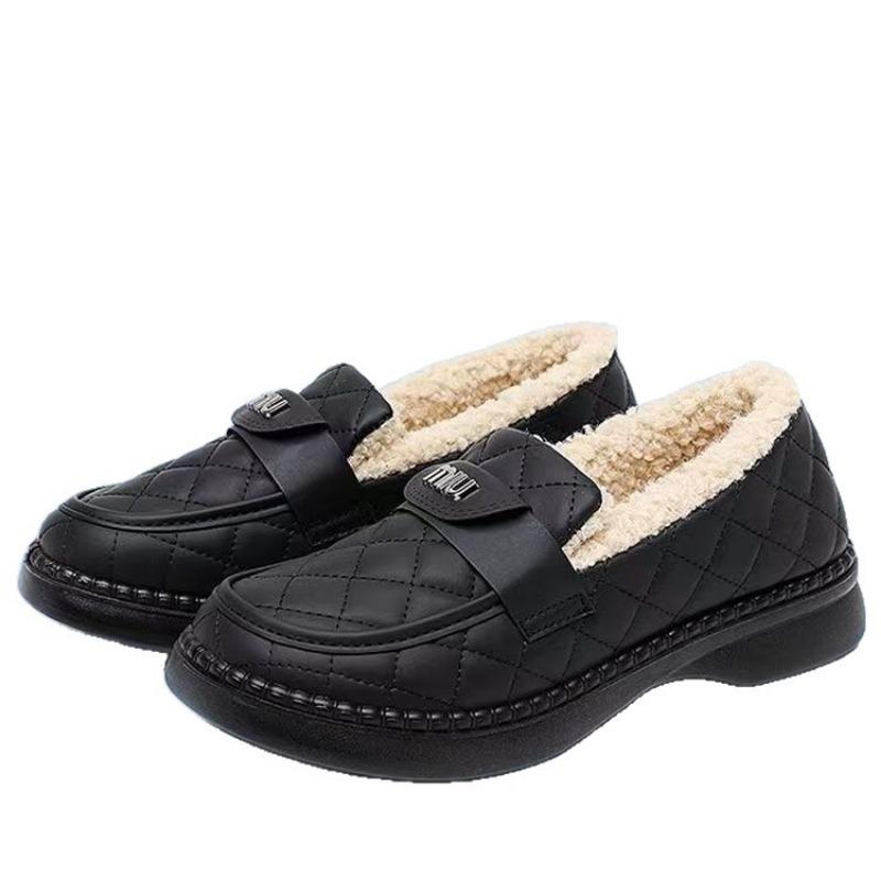 Thick-soled Non-slip Soft-soled Casual Cotton Shoes Autumn and Winter New Velvet Warm Fashion Doudou Shoes Women