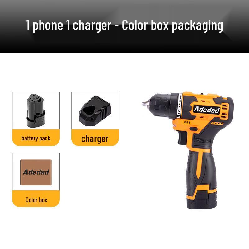 

Beiyou 12V Cordless Lithium-Ion Drill/Screwdriver Kit CN plug (adapter included)