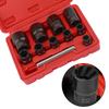 Heimwerkerwerkzeuge Bolzenextraktor-Set Werkzeuge zur Entfernung beschädigter Bolzen Handwerkzeug-Set Beschädigter Schraubenentferner 10-teiliges Set