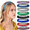 Adjustable Glitter Sequin Headbands for Women, Non Slip Velvet Lined Sports Yoga Hair Bands, Sparkly Elastic Head Wraps for Party Festival Gym Running