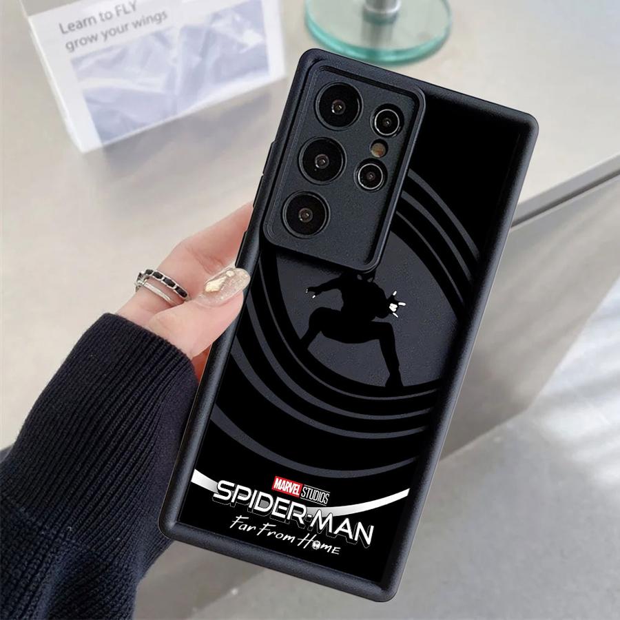 

Мультяшный чехол для телефона Marvel Человек-Паук для Samsung Galaxy S20FE S21 S23 FE S25 Ultra S25 Edge S24Ultra S22 S24 Plus Мягкая крышка Galaxy S24 Ultra