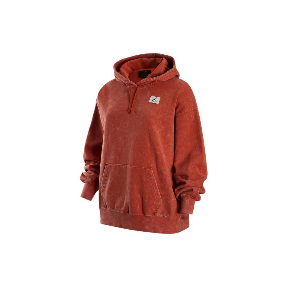 (WMNS) Air Jordan Flight Fleece Hoodie Rust Women s DX0443-812 S