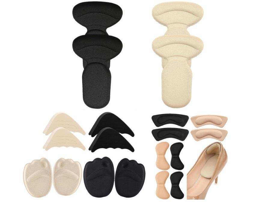 Forefoot Pad & Heel Sticker Set: Anti-Wear, Breathable, Half-Size Cushion with Toe Plug