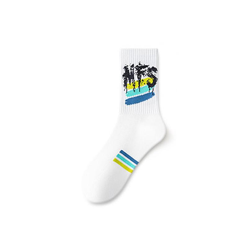 Teen Trendy Men's Socks: Breathable, Odor-Resistant, Thin Pure Cotton for Spring/Summer - Ideal for Middle School and Big Kid Sports.