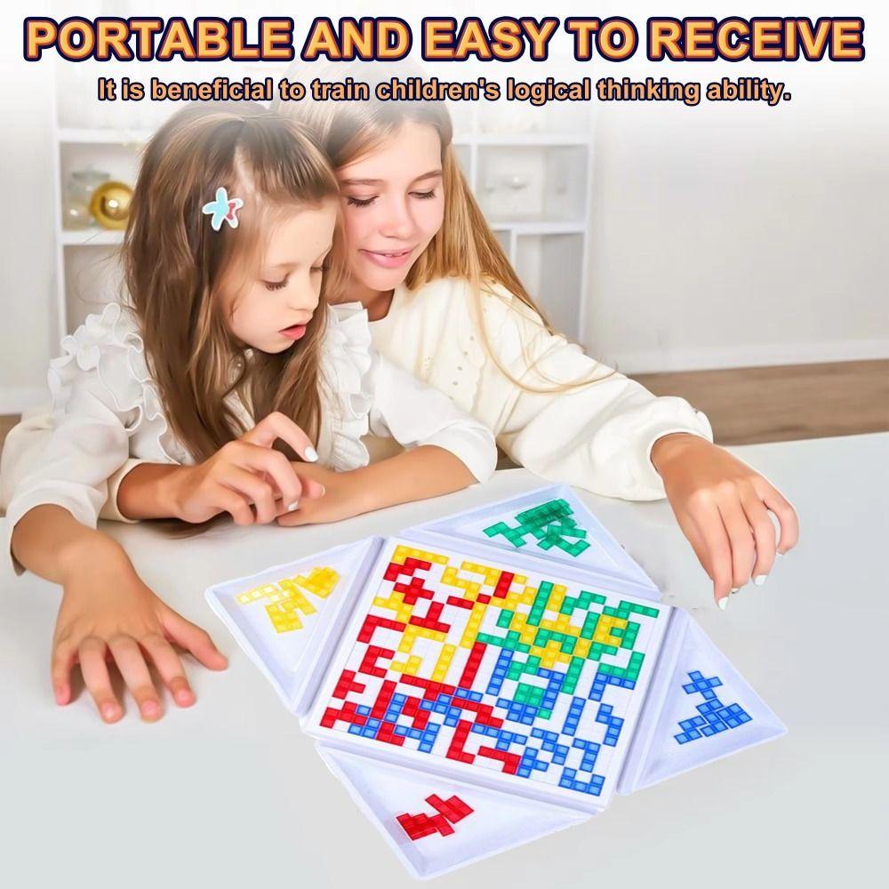 Plastics Blokus Board Game Montessori Puzzle Strategy Board  Parent -Child Interaction