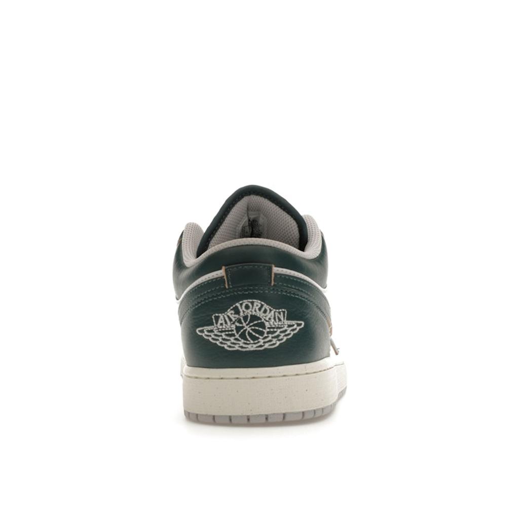 Air Jordan 1 Low SE окисленные зеленые мужские кроссовки белый парус FQ7687-300