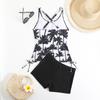 New Print Separate Swimsuits Tankini Set Female Swimwear Sports Beach Wear Two-Piece Bathing Suits Pool Women Swimming Suit