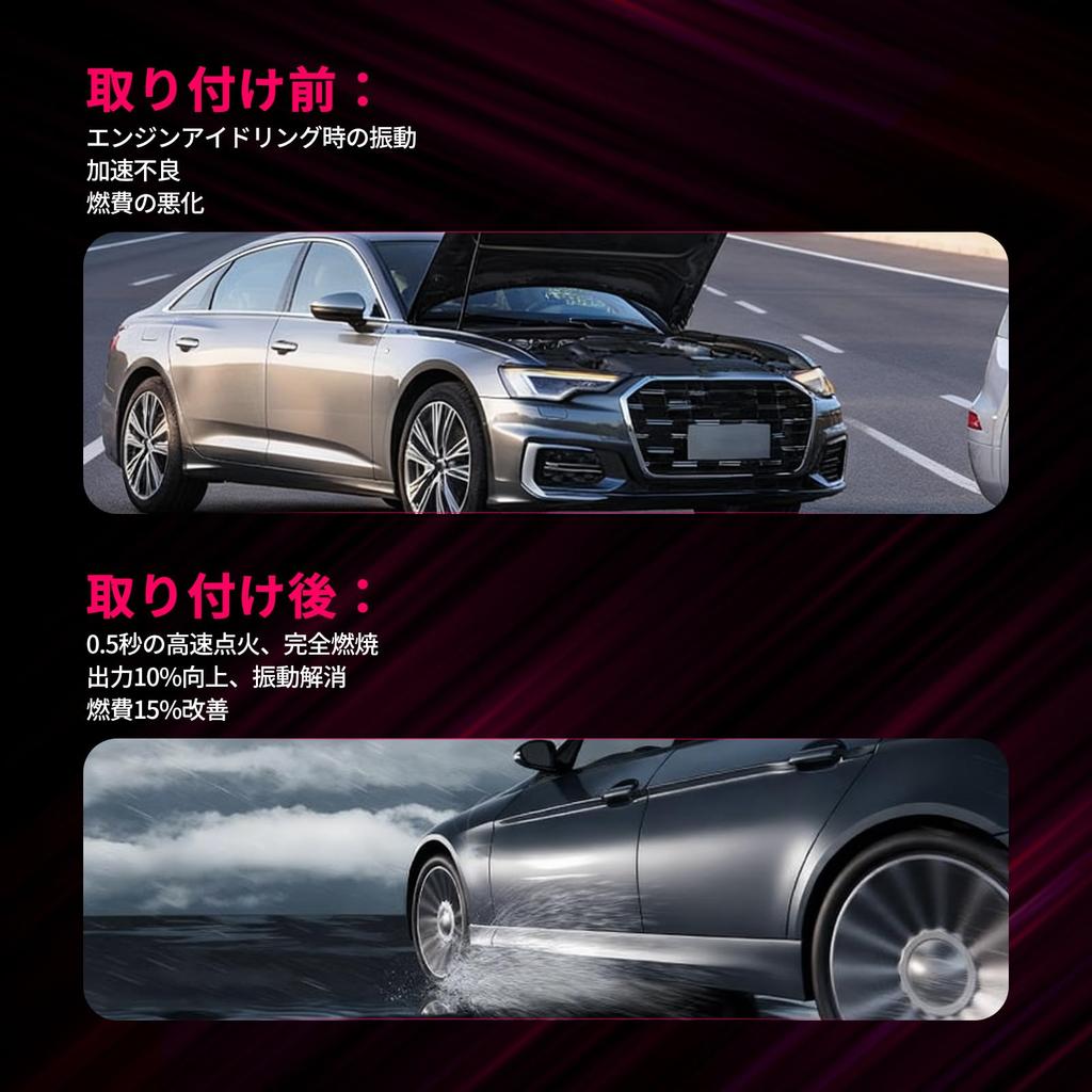 FIREMOTOO Set of 3 Car 4 Pin Ignition Coil Replacement Part Number 19500-B2040 19500-B1010