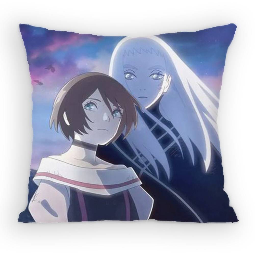 Vampire In The Garden Fine And Momo Pillow Case Anti-Dustmite Pillowcase Invisible Zipper Silky Sofa Cushion Cover For Bedroom Peach skin 18*18(CM)-1Pcs