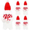 5 Sets Lebkuchenmann Glas Klare Wasserflasche Weihnachten Süßigkeiten Weihnachts-Keksdosen Saftflaschen Das Haustier Kind
