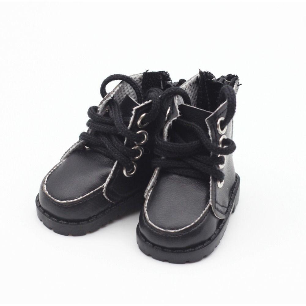20cm Cotton Doll Shoes Clothes Accessories For 1/12 Dolls PU Leather College Style Shoes Doll Fashion Boots DIY Doll Gift Toys