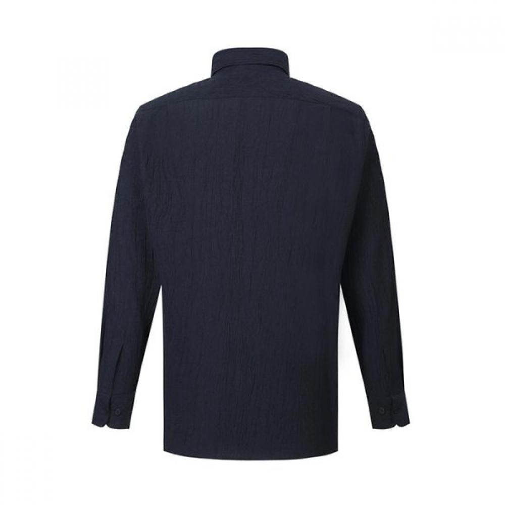 DakS Men S Regular Fit pleatS Solid polyeSter Blend Shirt dmp1Shcl751n1 